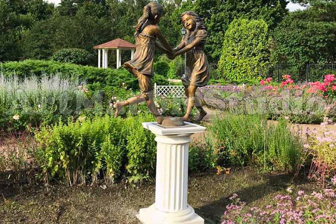 Бронзовые скульптуры и реставрация фонтана в парке “Сокольники”