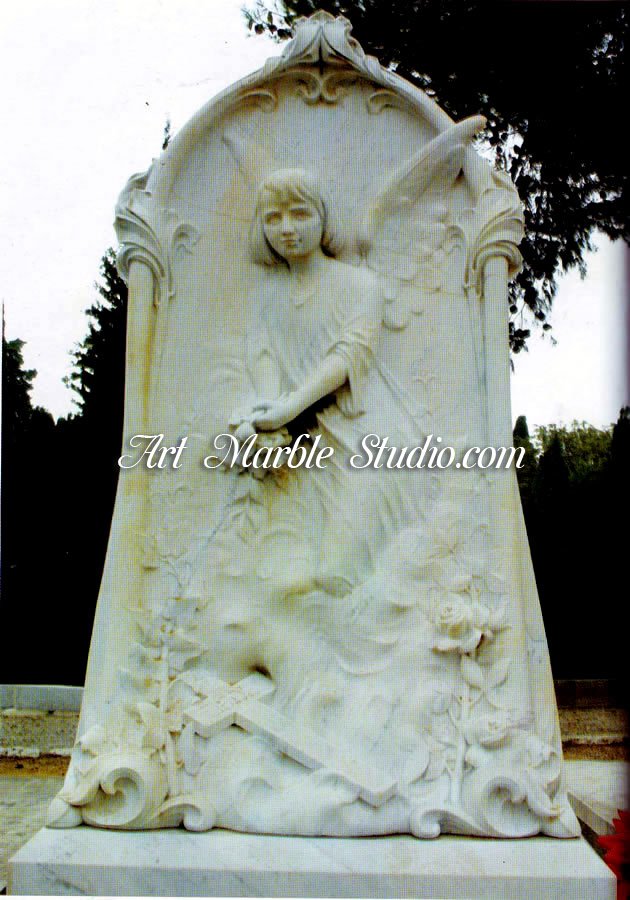 Ангел с Цветами. Надгробие